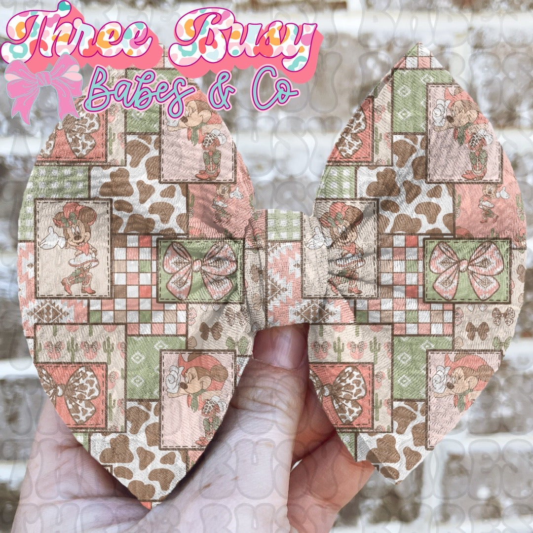 Cowgirl Mouse Patchwork