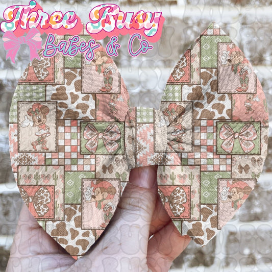 Cowgirl Mouse Patchwork