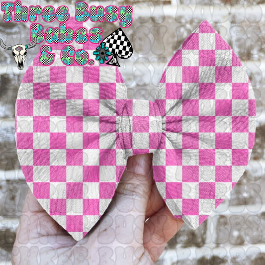 Pink Checkered