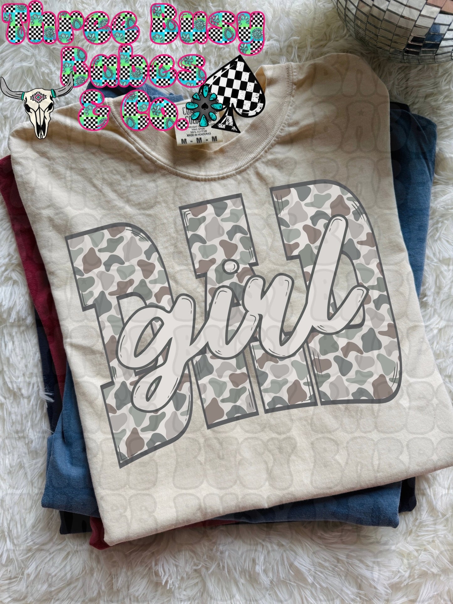 Girl Dad Duck Camo