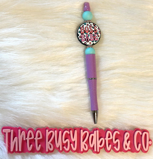 Boss Babe Beaded Pen