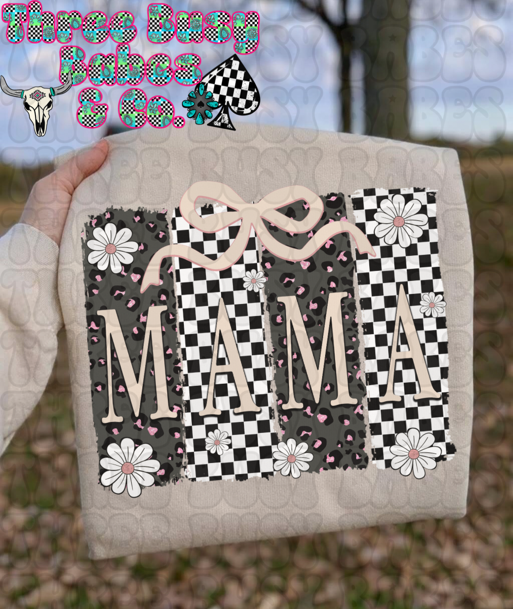 Daisy Checkered Mama