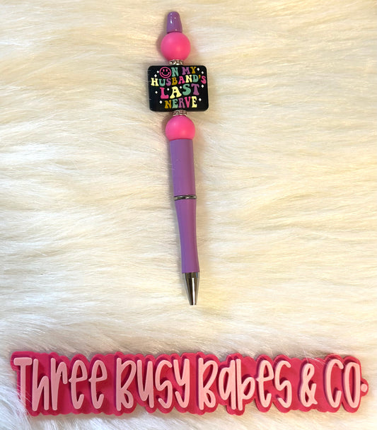 Husbands Nerves Beaded Pen