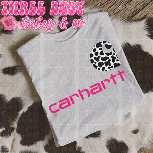 Pink Cow Carhartt